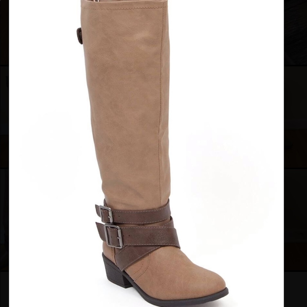 Pink & Pepper Brown Rider Boots